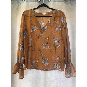 A New Day - Long-sleeved mustard top